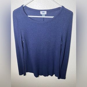 Old navy medium long sleeve knit blue